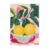 Lemon Photographic Print, Still Life Art, Fruit Art Print, Kitchen Wall Decor, Citrus Art, Colorful Art, Modern Home Decor - Tawshia